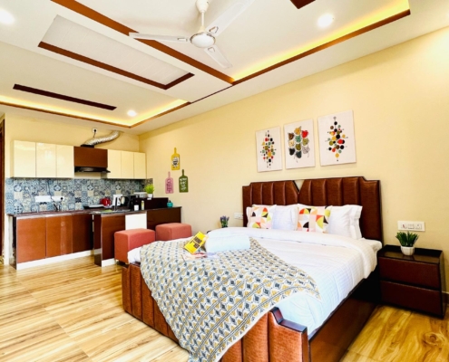 Rental Serviced Apartments Subhash Chowk Gurgaon for corporates. Book Studios- one bedroom- two bedroom apartments. Call now +918588827000.